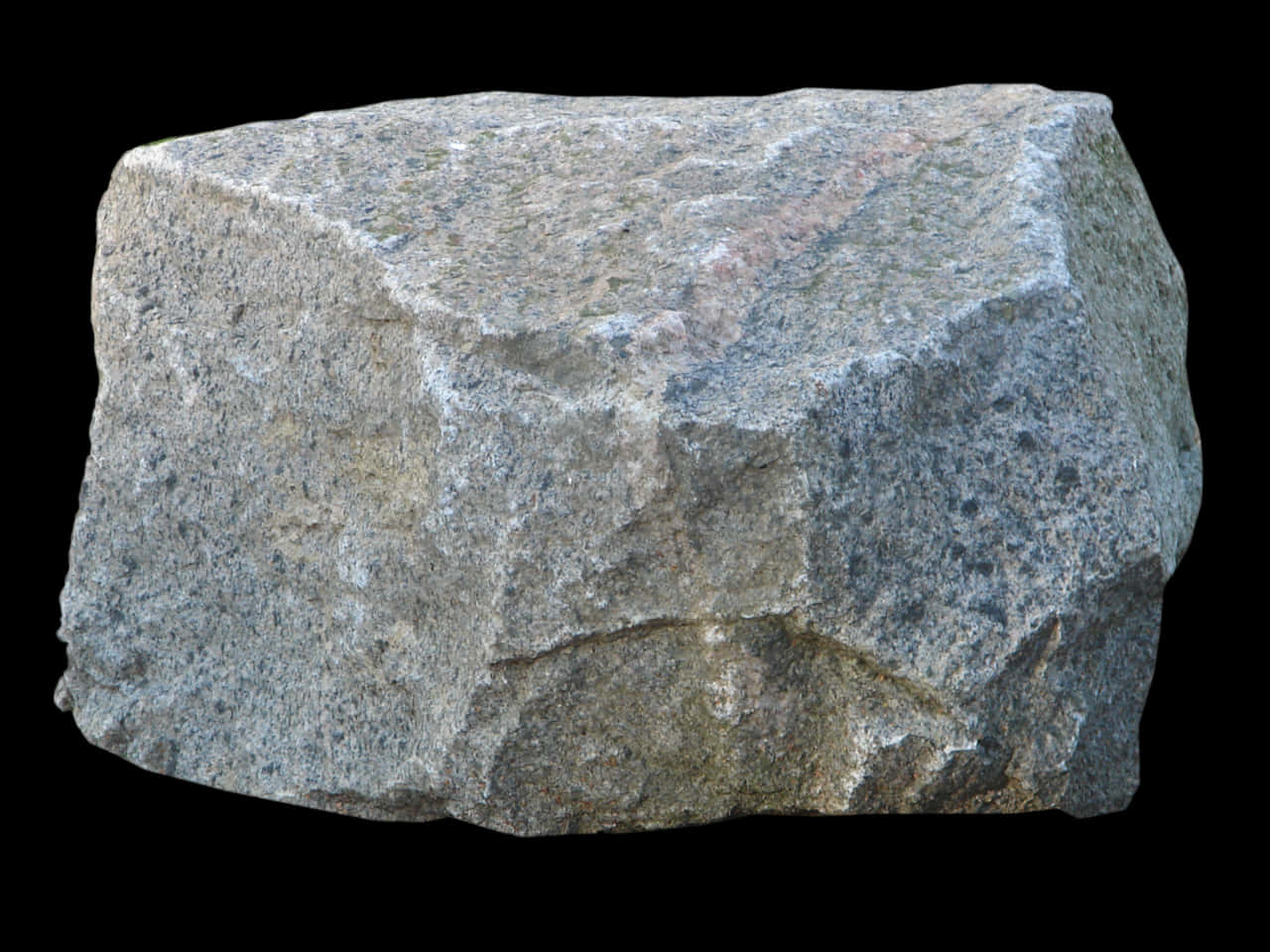 Granite Rock Sample Isolated PNG image