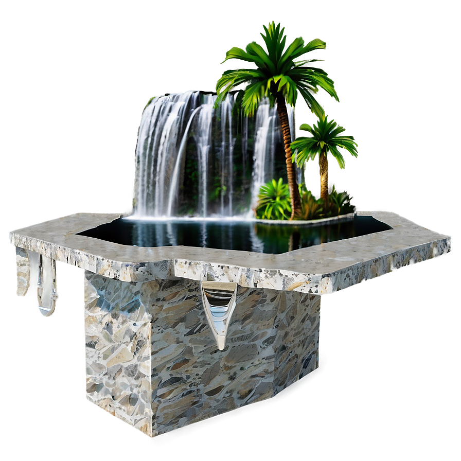 Granite Waterfall Island Png Rdo PNG image