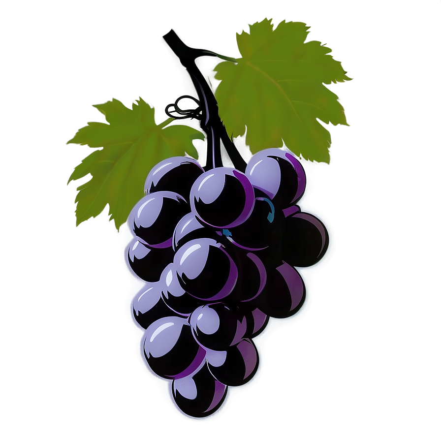 Grape Bunch Silhouette Png Rpy PNG image