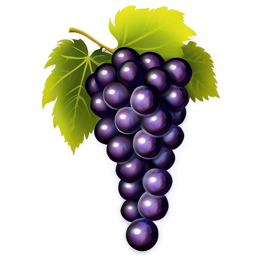 Grape Cartoon Character Png 05212024 PNG image