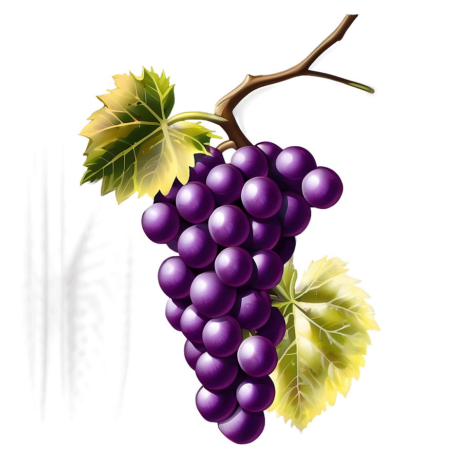 Grape On Vine Png 06292024 PNG image
