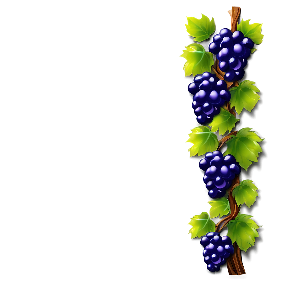 Grape Vine Border Png 24 PNG image