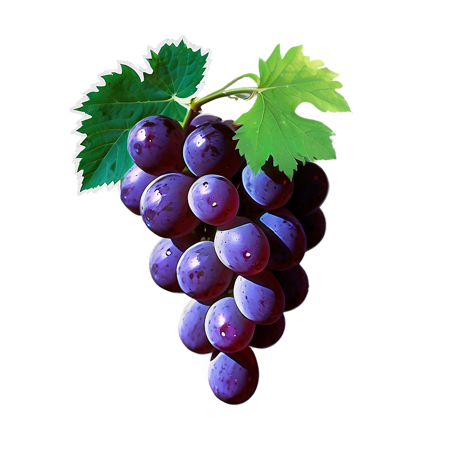 Grape With Leaf Png Jve22 PNG image