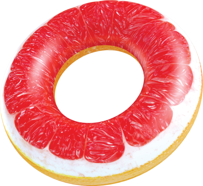 Grapefruit Inspired Pool Float PNG image