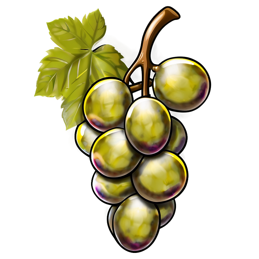 Grapes Drawing Png 05242024 PNG image