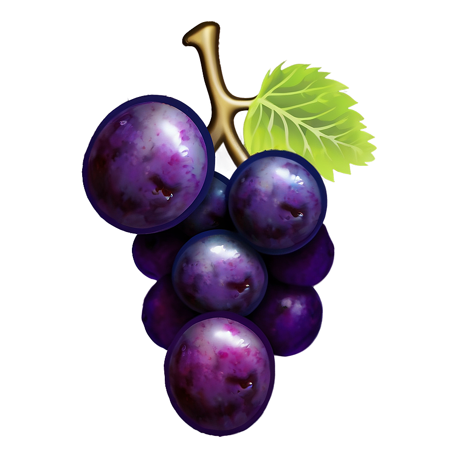 Grapes Emoji Png 05242024 PNG image