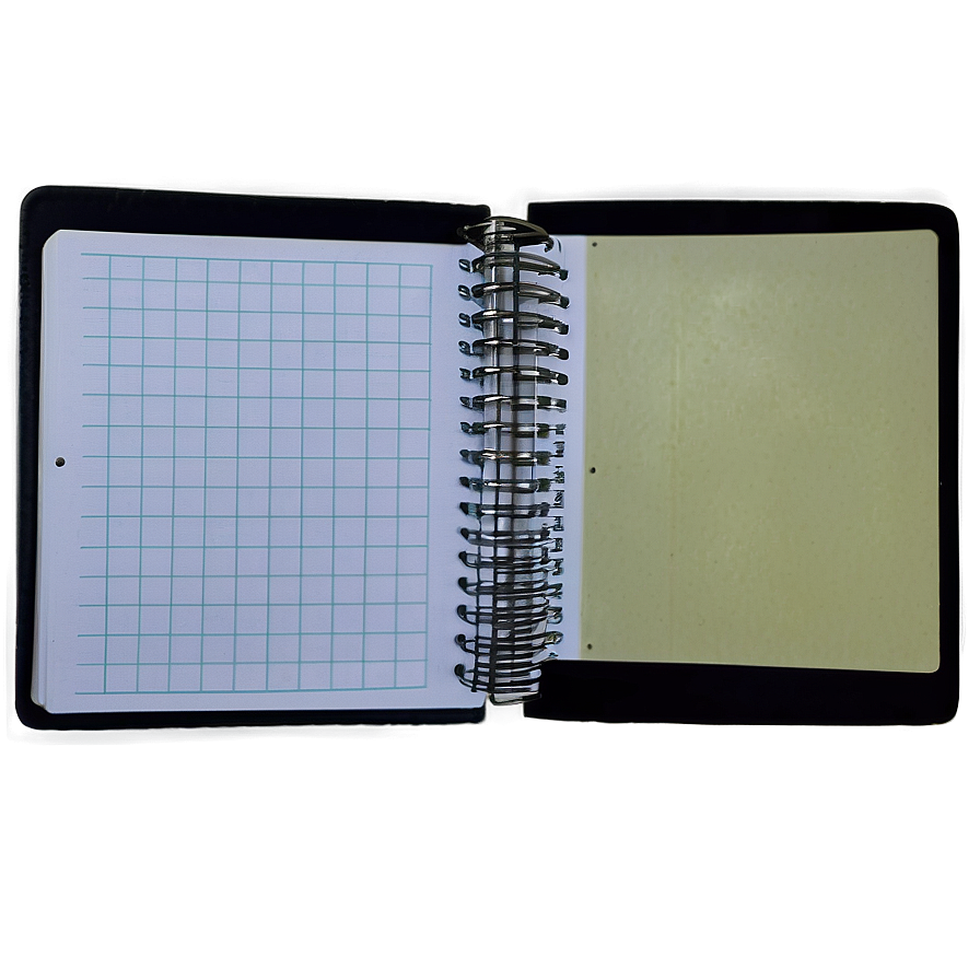 Graph Paper Spiral Notebook Png 95 PNG image