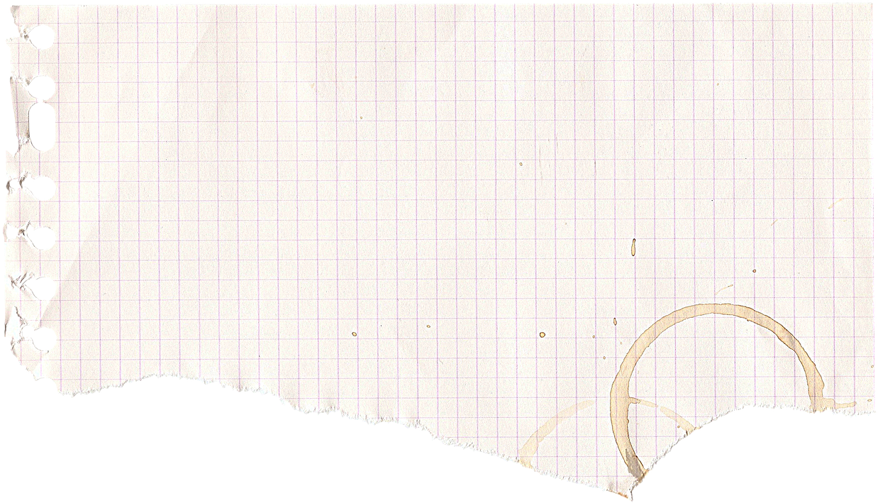 Graph Paperwith Coffee Stainand Torn Edge PNG image