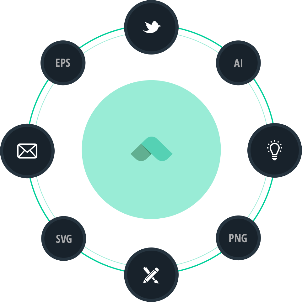 Graphic Design File Formats Infographic PNG image