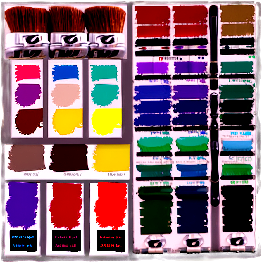 Graphic Design Paint Swatches Png 06282024 PNG image