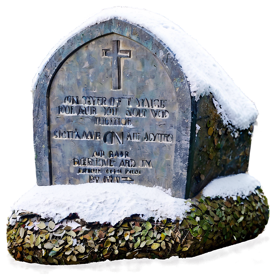 Grave In Snow Png Caf PNG image