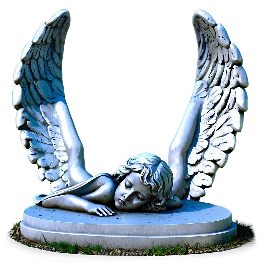 Grave With Angel Statue Png Rsr13 PNG image