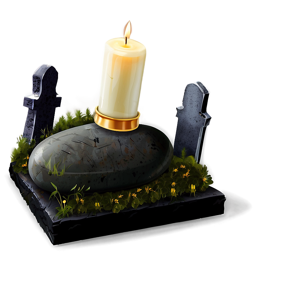 Grave With Candle Png 76 PNG image