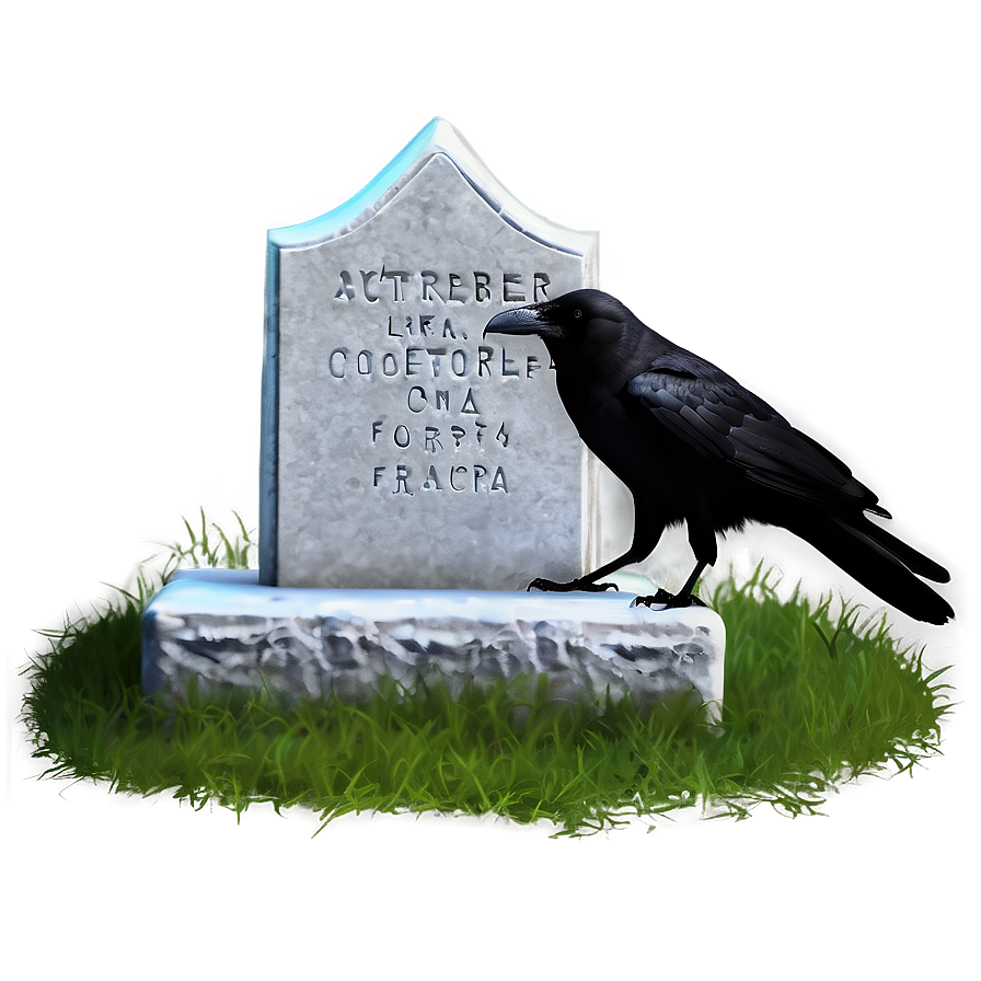 Grave With Crow Png Utr7 PNG image
