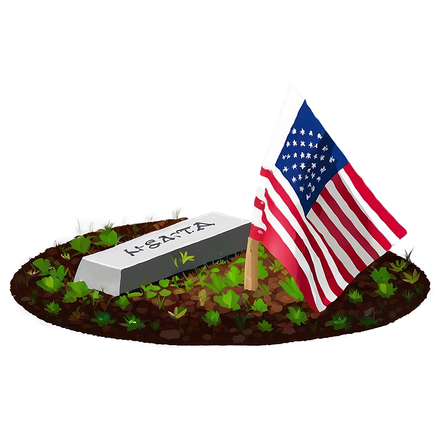 Grave With Flag Png Wqc45 PNG image