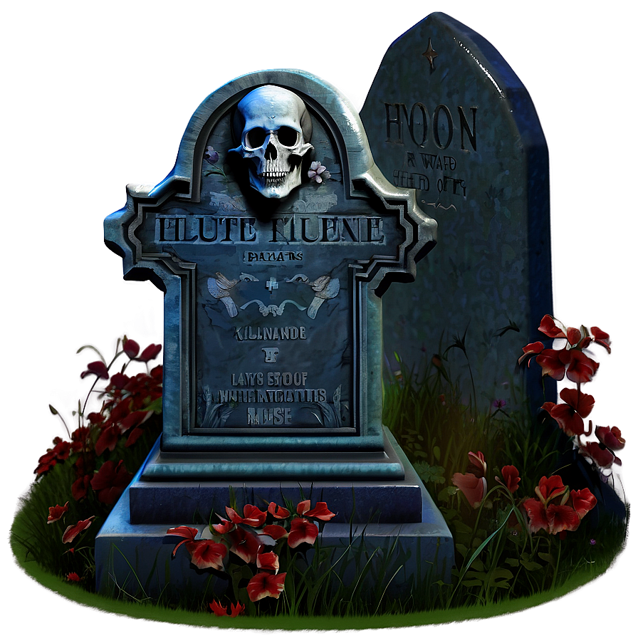 Grave With Ghost Png 05242024 PNG image