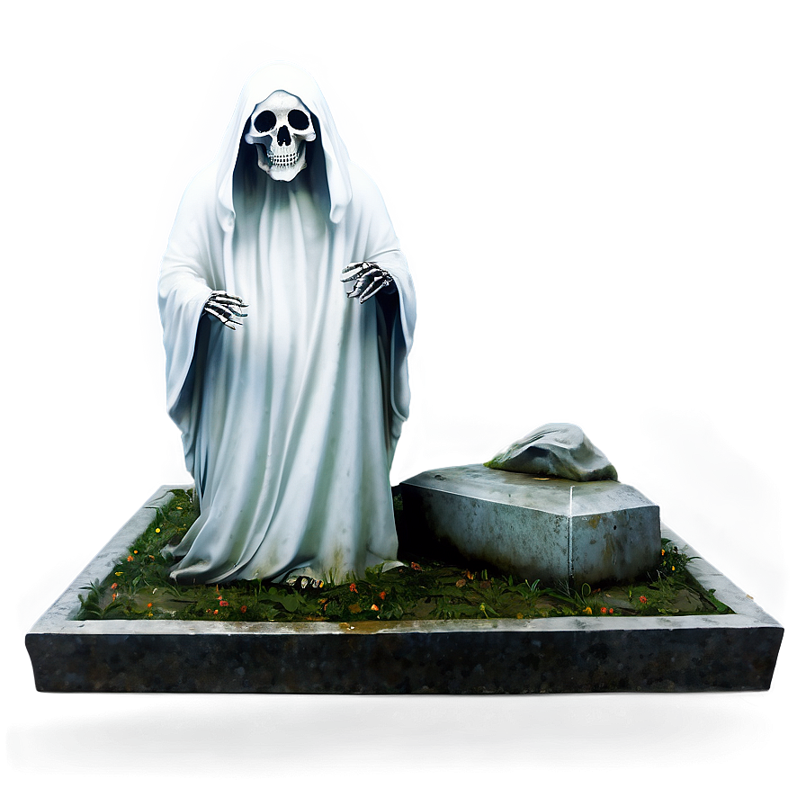 Grave With Ghost Png Eig86 PNG image