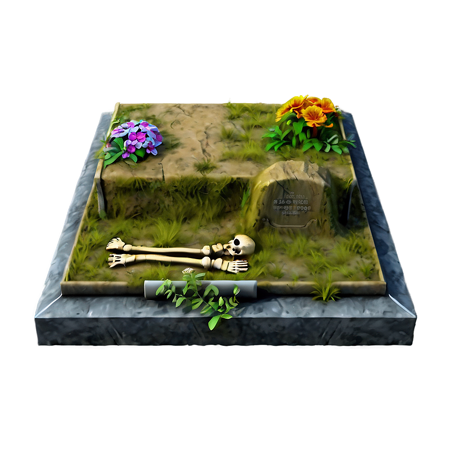 Grave With Skeleton Png 69 PNG image