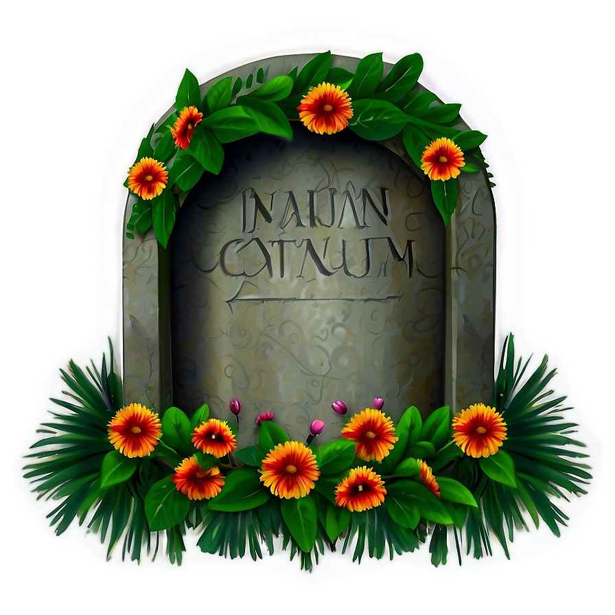 Grave With Wreath Png 66 PNG image