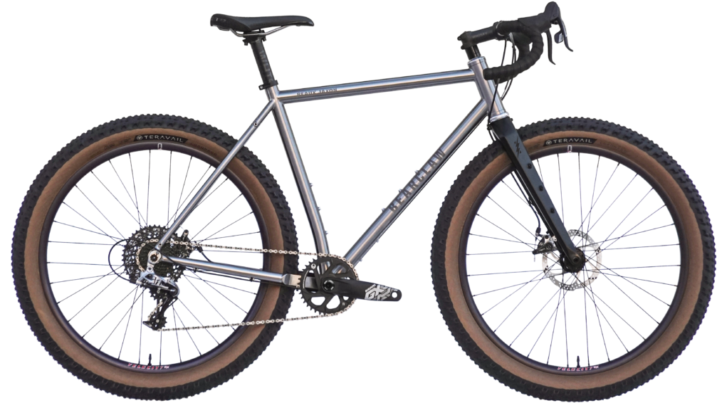 Gravel Bikewith Knobby Tyres PNG image