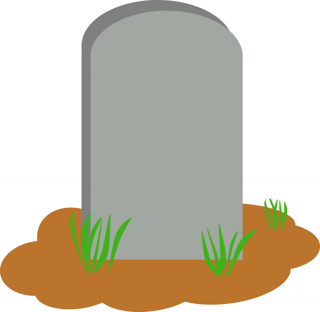 Gravestone Vector Illustration PNG image