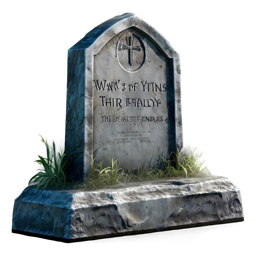 Graveyard Tombstone Png 05252024 PNG image