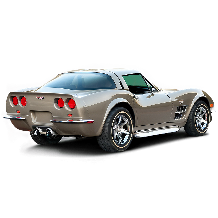 Gray Corvette Png Mil75 PNG image