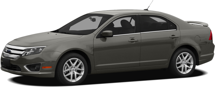 Gray Sedan Side View PNG image
