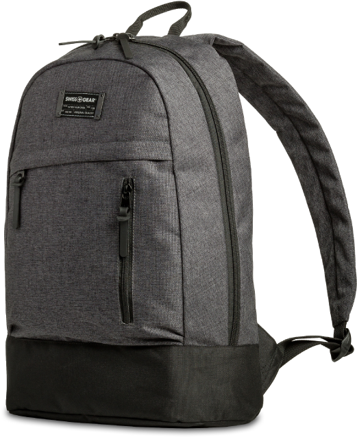 Gray Swiss Gear Backpack PNG image