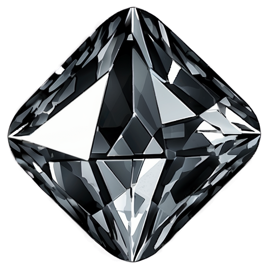 Grayscale Diamond Outline Png Kti25 PNG image