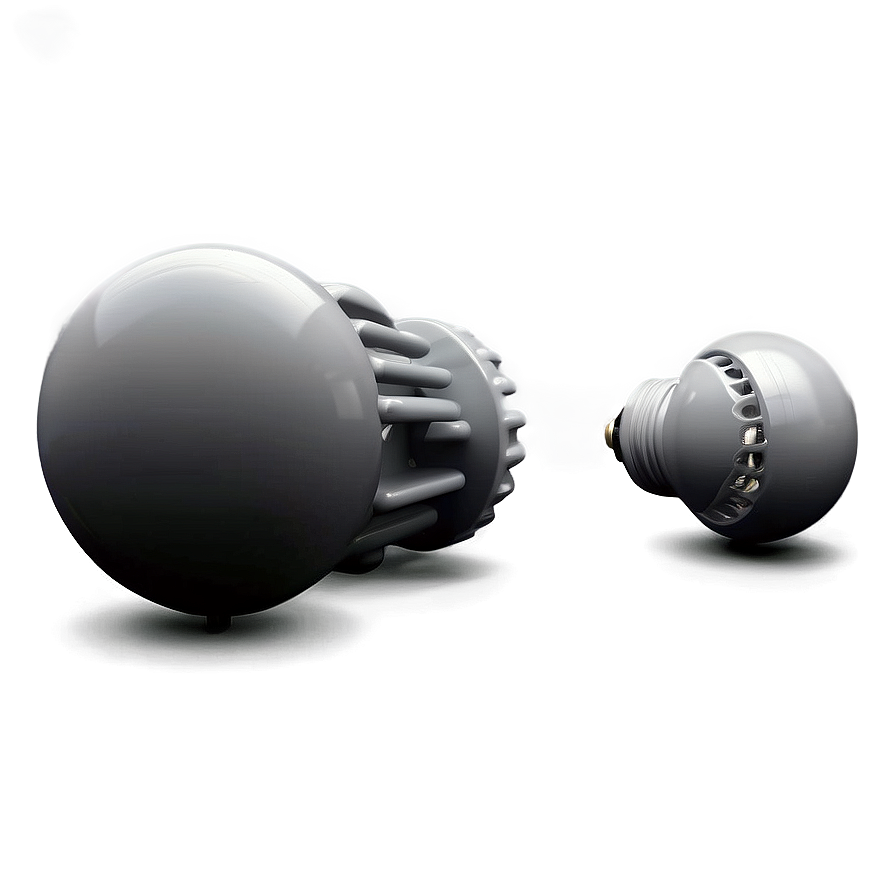 Grayscale Light Bulb Idea Png 06252024 PNG image