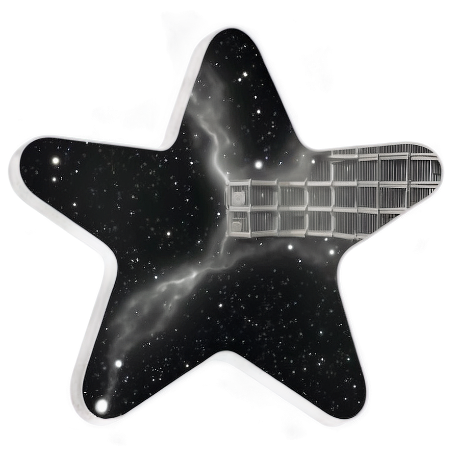 Grayscale Star Cluster Png Exy48 PNG image