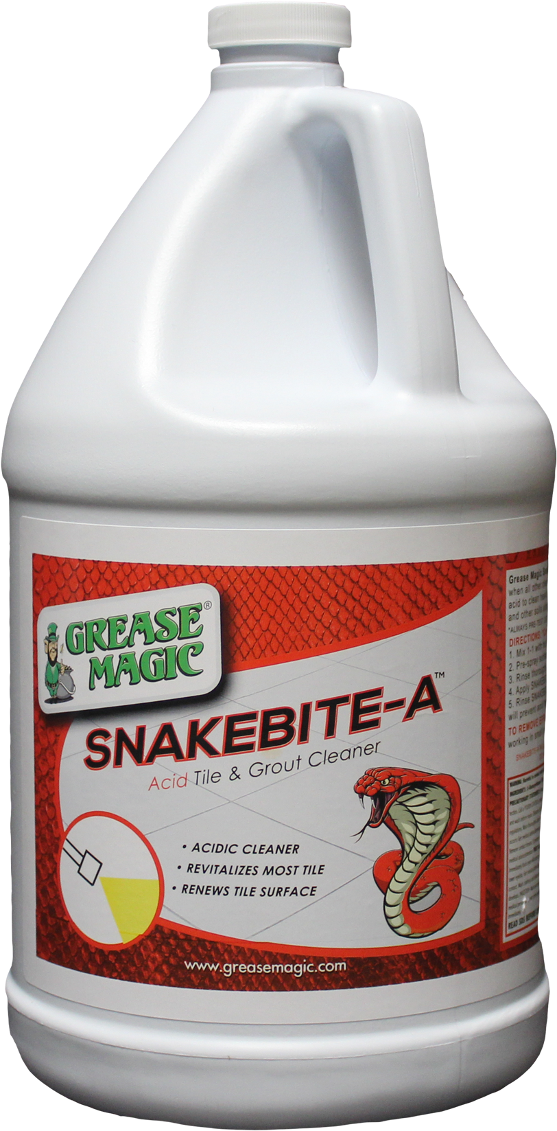 Grease Magic Snakebite A Cleaner Bottle PNG image