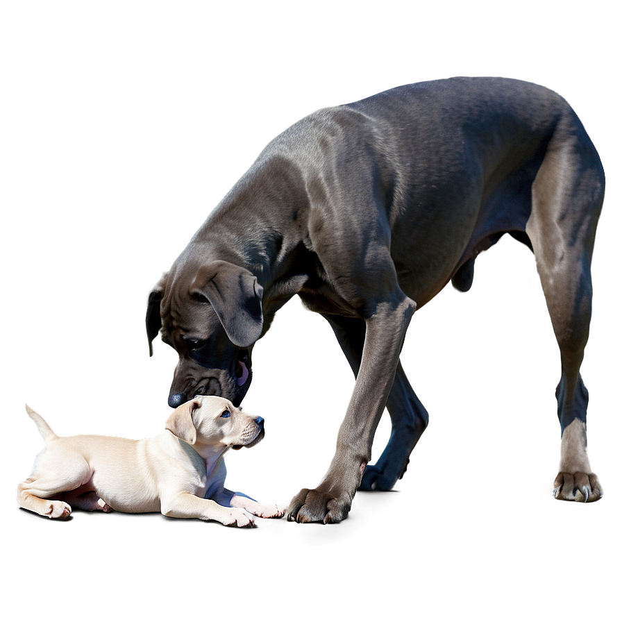 Great Dane And Puppy Png 15 PNG image