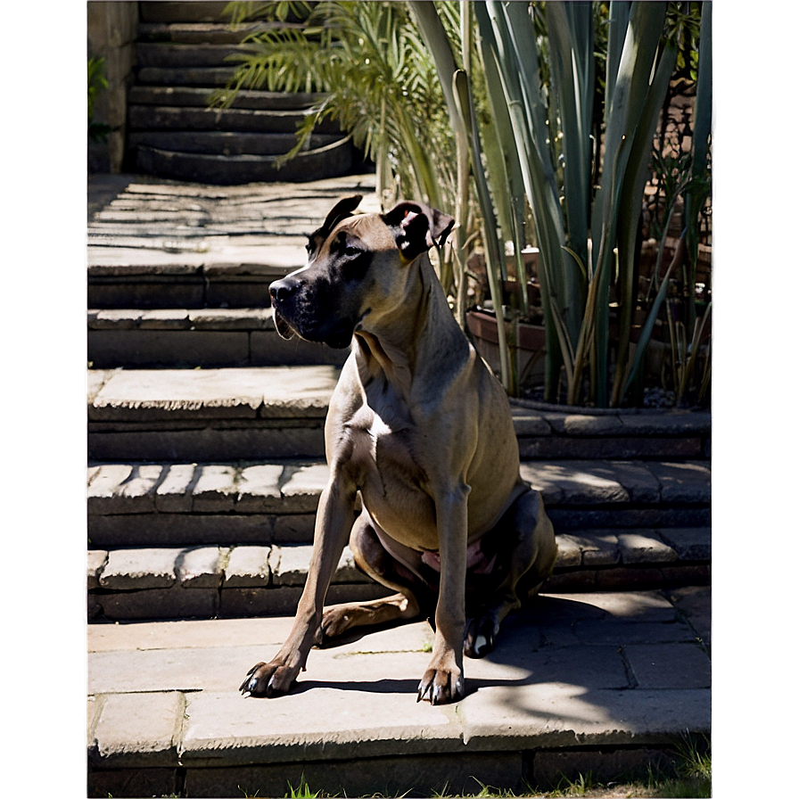 Great Dane In Shade Png 06212024 PNG image