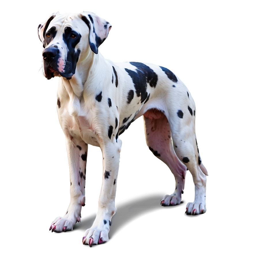 Great Dane In Snow Png 75 PNG image