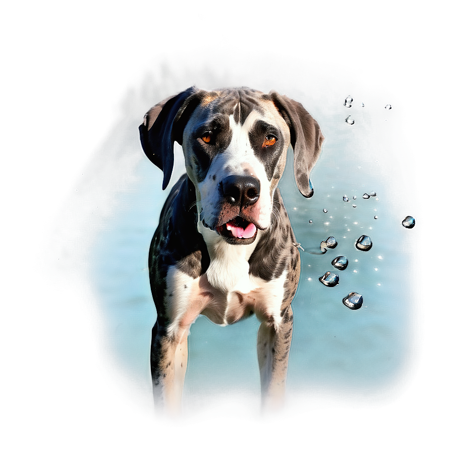 Great Dane In Water Png Nik76 PNG image