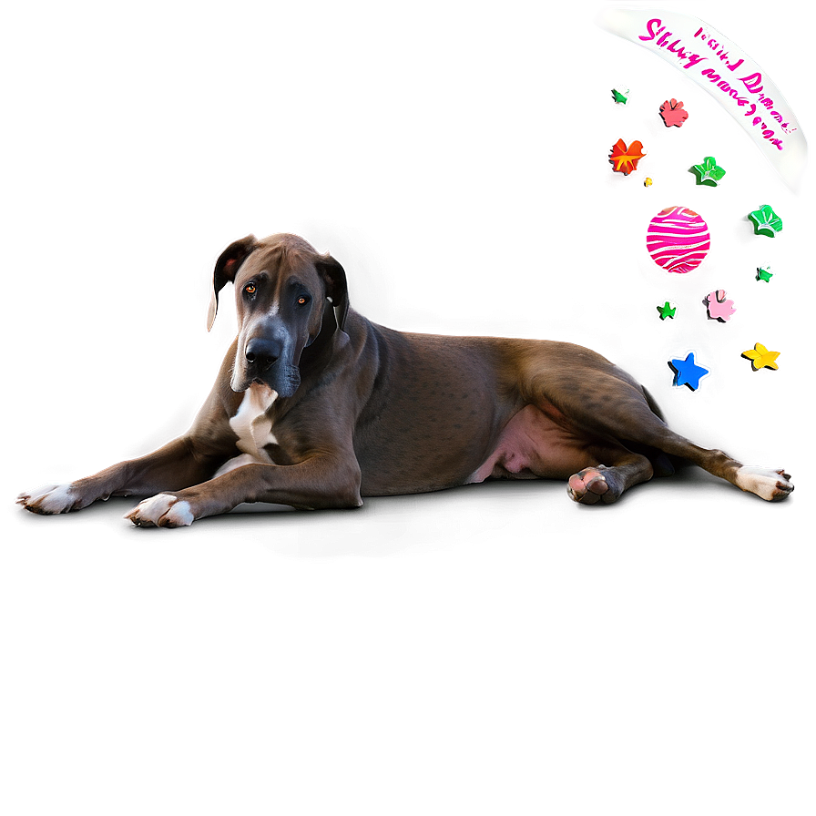 Great Dane Lying Down Png Ayt51 PNG image