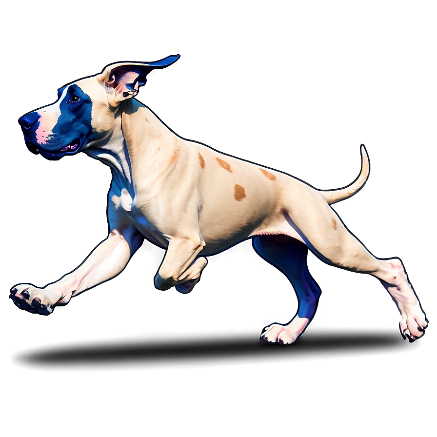 Great Dane Running Png 93 PNG image