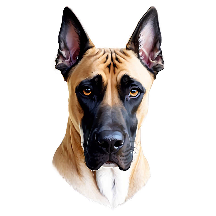 Great Dane Sketch Png 06212024 PNG image