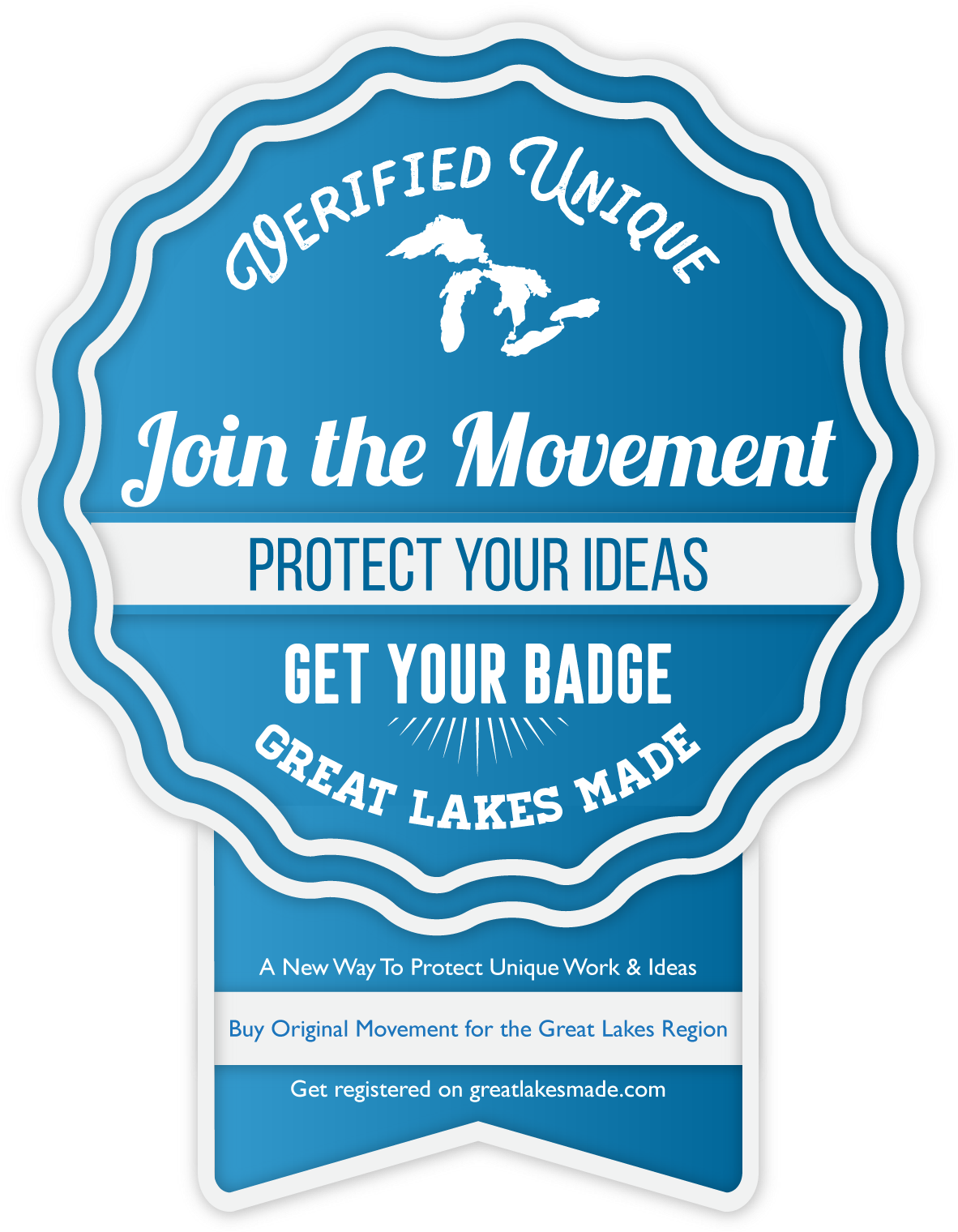 Great Lakes Movement Badge PNG image