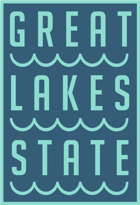 Great Lakes State Poster PNG image