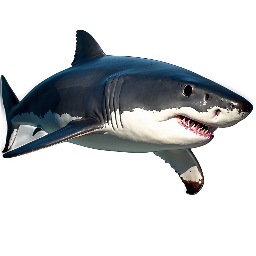 Great White Shark Illustration Png Fdu43 PNG image