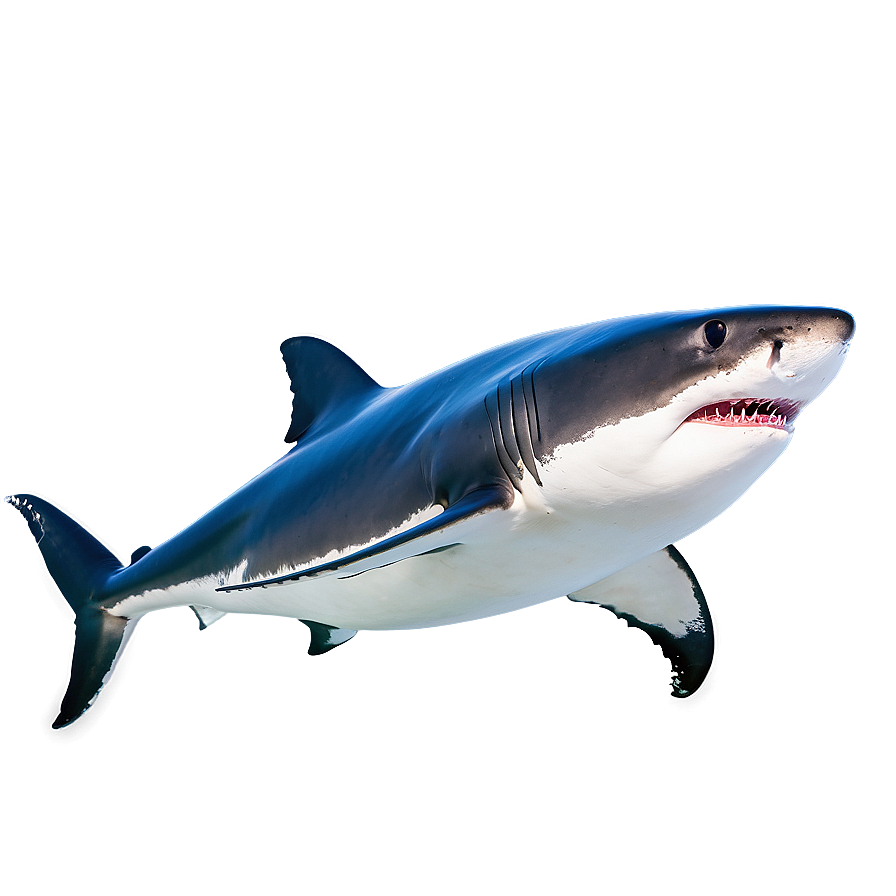 Great White Shark In Action Png 13 PNG image