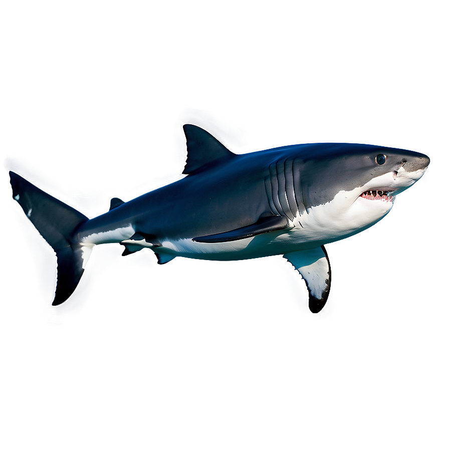 Great White Shark Side View Png 06122024 PNG image