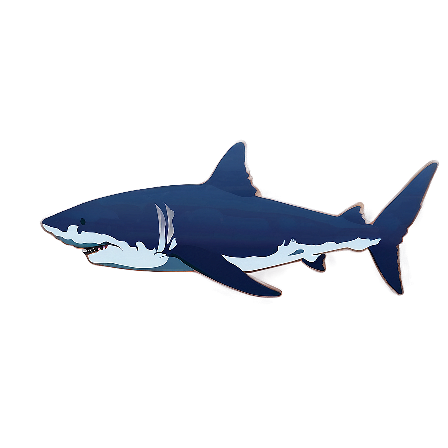 Great White Shark Silhouette Png 06122024 PNG image