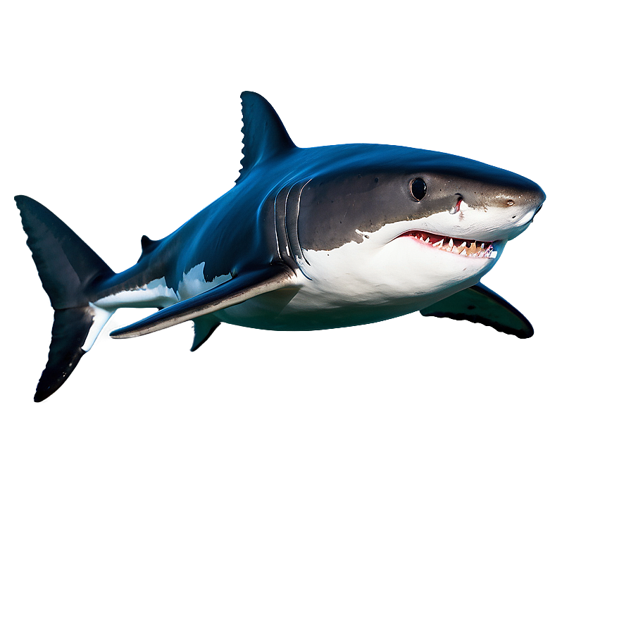 Great White Shark Swimming Png 06122024 PNG image