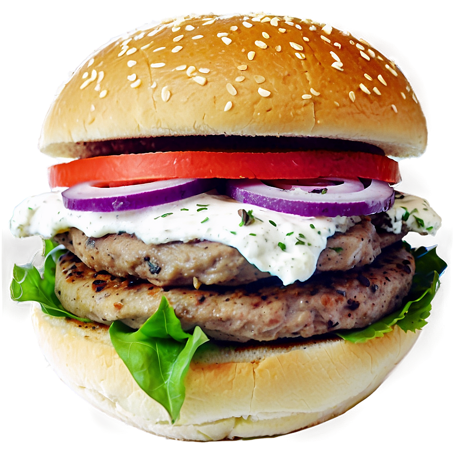 Greek Burger Png Ajx PNG image
