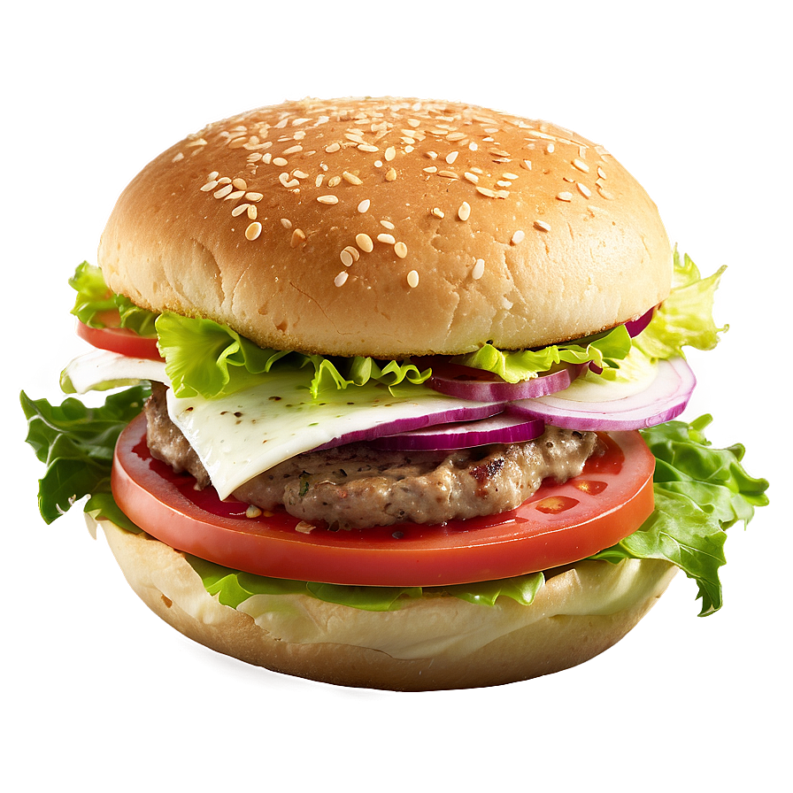 Greek Burger Png Deq PNG image