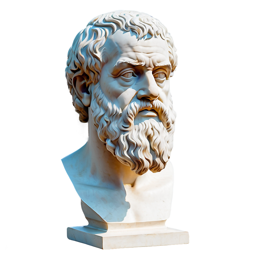 Greek Philosopher Plato Statue Png 42 PNG image